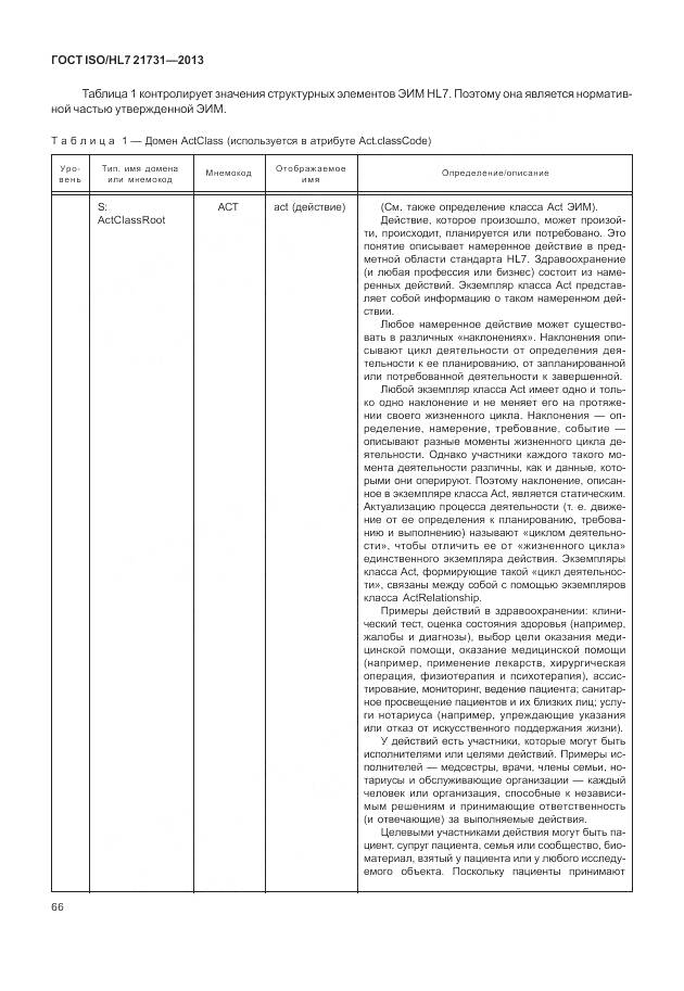 ГОСТ ISO/HL 7 21731-2013, страница 72